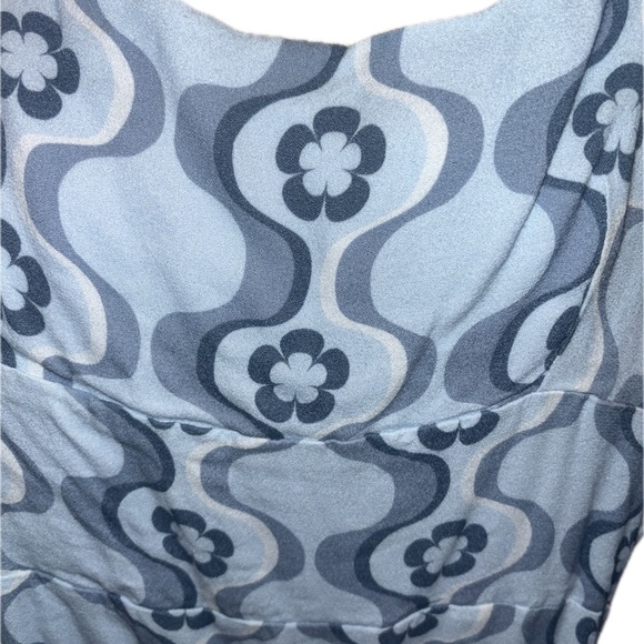 Sundeh Blue Floral Chemise - Picture 2 of 4